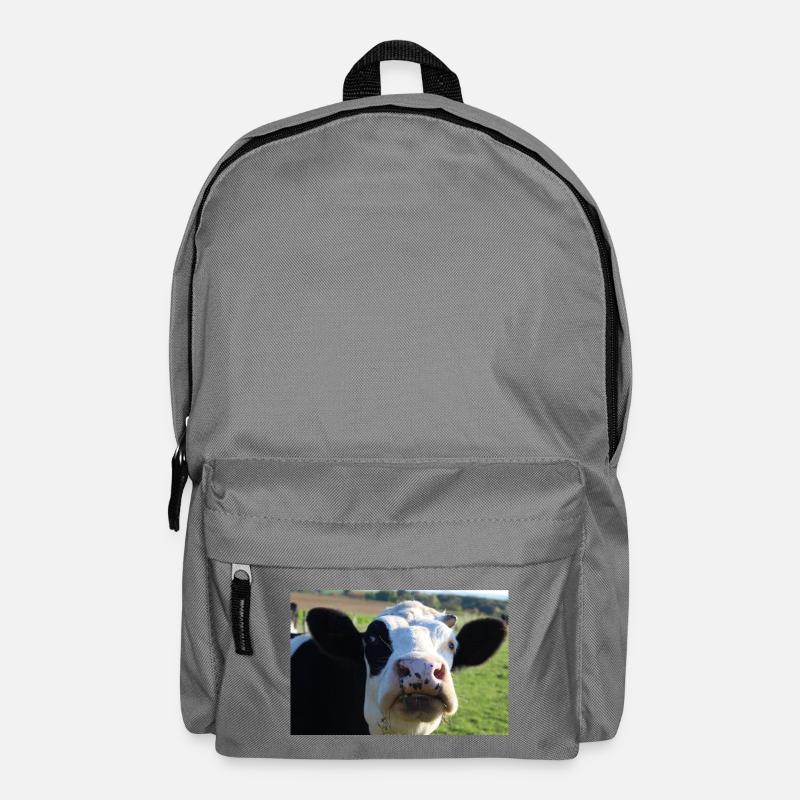 Cow Poster - Backpack - elephant grey