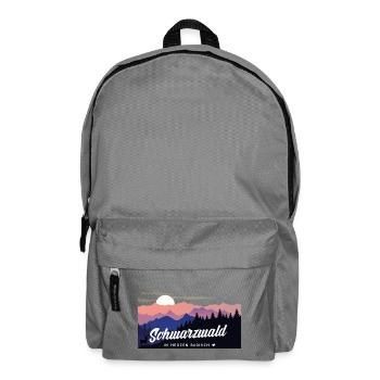 Schwarzwald - im Herzen Badisch - Rucksack - Mittelgrau - Vorne