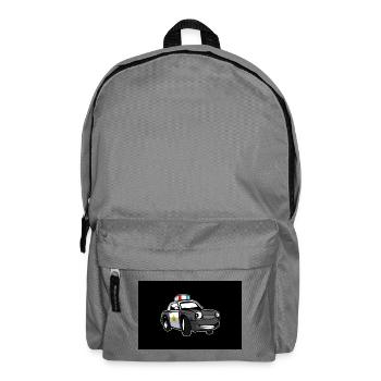Polizei - Rucksack - Mittelgrau - Vorne