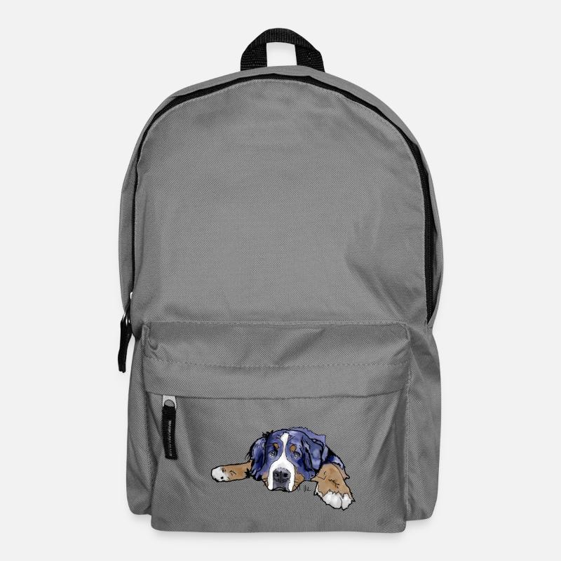 Berner Sennenhund - Rucksack - Mittelgrau