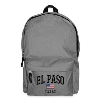 El Paso Texas Retro Shirt - Backpack - elephant grey - Front