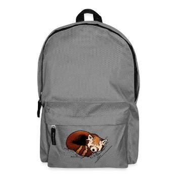 Red panda - Backpack - elephant grey - Front
