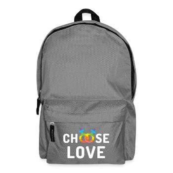 Pride Month LGBT - Love - Backpack - elephant grey - Front
