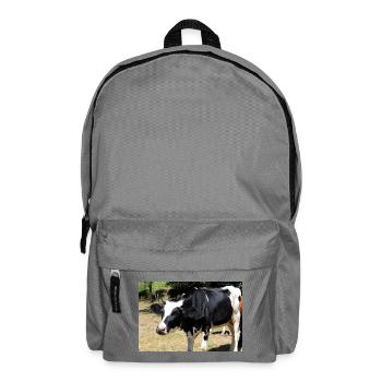 Kuh Poster - Rucksack - Mittelgrau - Vorne