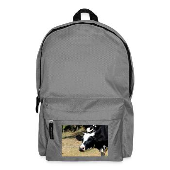 Kuh Poster - Rucksack - Mittelgrau - Vorne