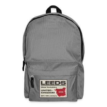 Leeds West Yorkshire Emblem - Rucksack - Mittelgrau - Vorne
