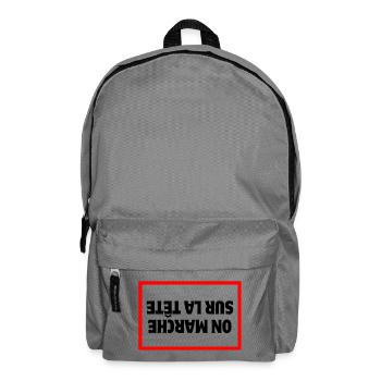 farmer, farmer, farmer, peasant - Backpack - elephant grey - Front