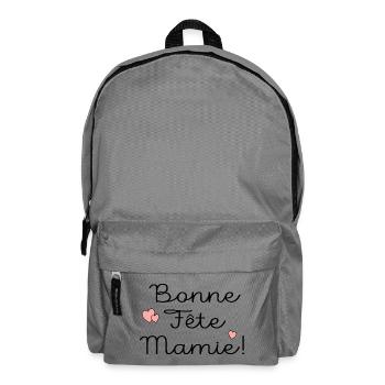 BONNE FÊTE MAMIE MAMAN - Sac à dos - gris éléphant - Devant