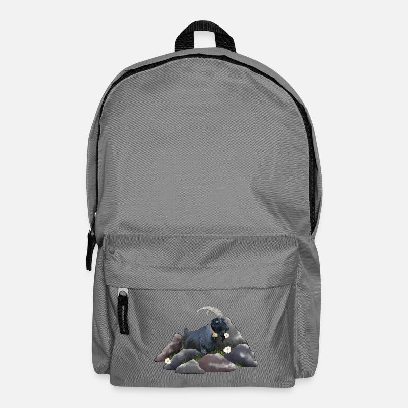 Steinbock - Rucksack - Mittelgrau