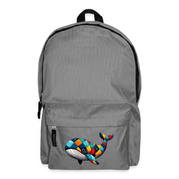 Harlekinwal - Rucksack - Mittelgrau - Vorne