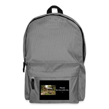 Streetwear Temple - Sac à dos - gris éléphant - Devant