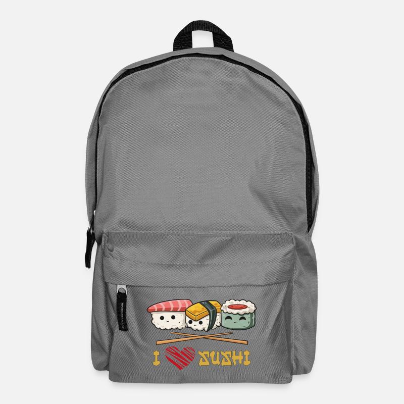 J’adore les sushis - Sac à dos - gris éléphant