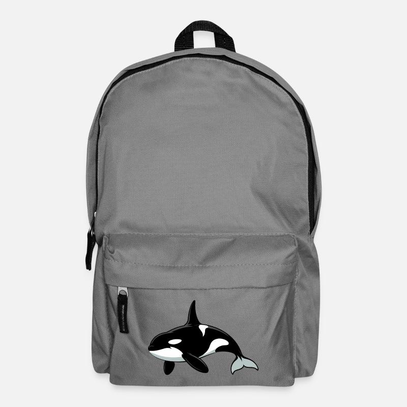 Orca Meerestier-Liebhaber - Rucksack - Mittelgrau