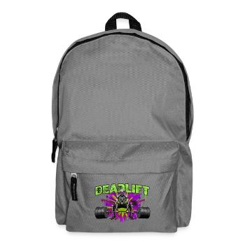 Deadlift Skeleton Kraft_Dark Art - Rucksack - Mittelgrau - Vorne
