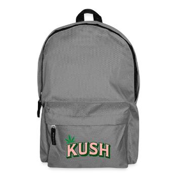 KUSH Rétro Feuille - Sac à dos - gris éléphant - Devant