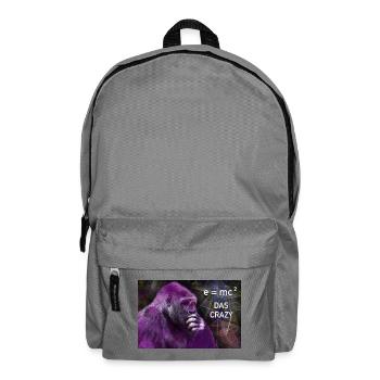 DAS Crazy Ja - Quantum Orangutan e mc2 Jugendwort - Rucksack - Mittelgrau - Vorne