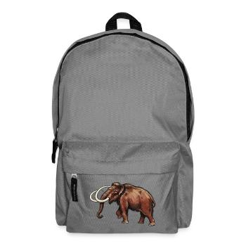 mammouth laineux Illustration vintage - Sac à dos - gris éléphant - Devant