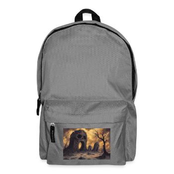 Dark fantasy horror illustration - Backpack - elephant grey - Front
