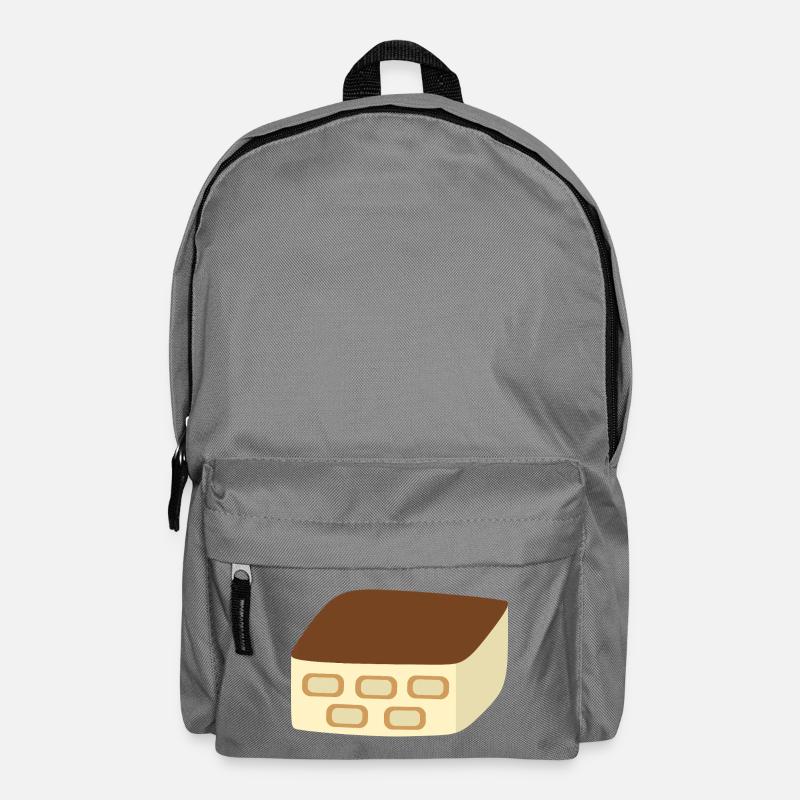 Gemütliches Tiramisu Design - Rucksack - Mittelgrau