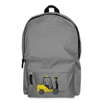 Gabelstapler - Rucksack - Mittelgrau - Vorne