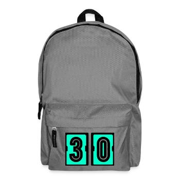 30. 30 YEARS. 30th ANNIVERSARY. 30 YEARS ANNIVERSARY. - Backpack - elephant grey - Front