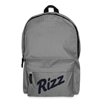 Rizz Neon-Skript - Rucksack - Mittelgrau - Vorne