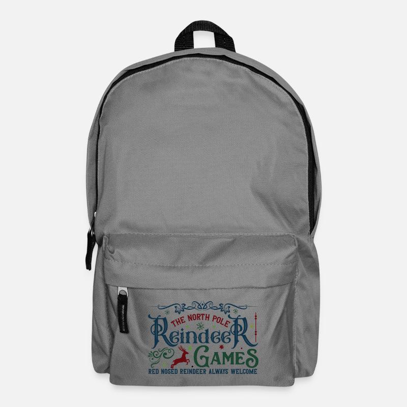 North Pole Reindeer Games - Backpack - elephant grey