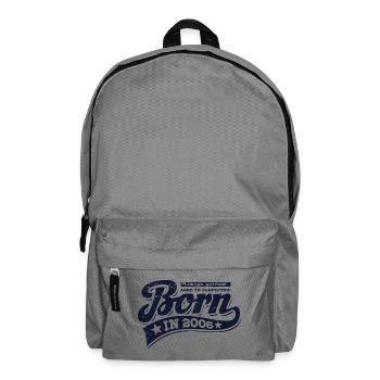 Born in 2006 - Birthday - Limited Edition - Backpack - elephant grey - Front