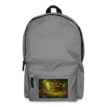 Tree House in the Fairy Forest - Backpack - elephant grey - Front