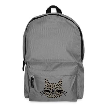Katzen Herzen Valentinstag - Rucksack - Mittelgrau - Vorne