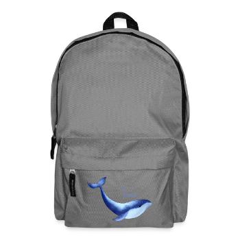 jolie baleine - Sac à dos - gris éléphant - Devant