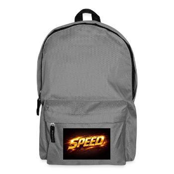 Golden Neon Speed Design - Backpack - elephant grey - Front