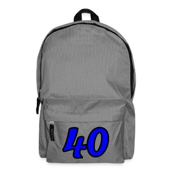 40. 40 YEARS. 40th ANNIVERSARY. 40 YEARS ANNIVERSARY. - Backpack - elephant grey - Front