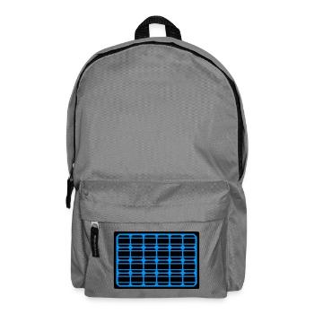 Solarpanel Photovoltaik Icon - Rucksack - Mittelgrau - Vorne