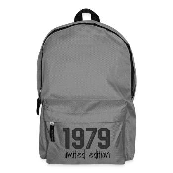1979 Limited Edition Retro Geburtstag Jahrgang Des - Rucksack - Mittelgrau - Vorne