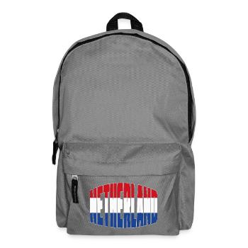 Netherlands Fussball Shirt, Dutch Fan Design - Rucksack - Mittelgrau - Vorne