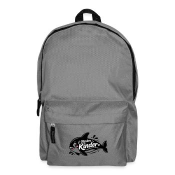Bester Kinder Stil Hai - Rucksack - Mittelgrau - Vorne