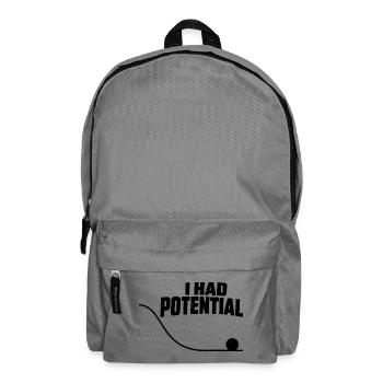 Ich hatte potenzielle Energie-Physique Humou - Rucksack - Mittelgrau - Vorne