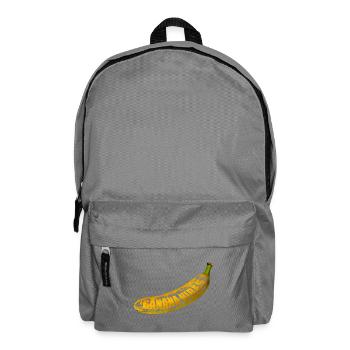 Gelbe Banana Pop Art - Rucksack - Mittelgrau - Vorne