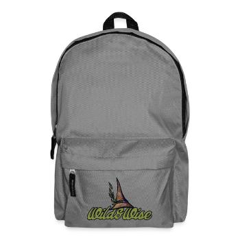 Wild & Wise Nature Wappen - Rucksack - Mittelgrau - Vorne