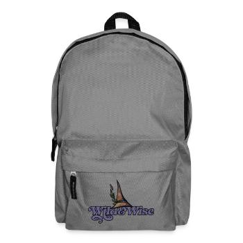 Wild & Wise Witch Hat Logo - Backpack - elephant grey - Front