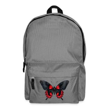 Scharlachschwalbenschwanz-Schmetterling Papilio rumanzovia - Rucksack - Mittelgrau - Vorne