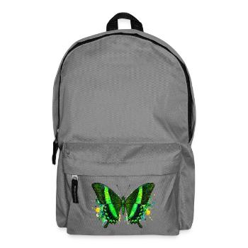 Smaragdschwalbenschwanz Papilio palinurus Schmetterling - Rucksack - Mittelgrau - Vorne