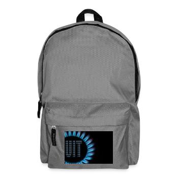 Gasflamme eines Herds ohne Wort - Rucksack - Mittelgrau - Vorne