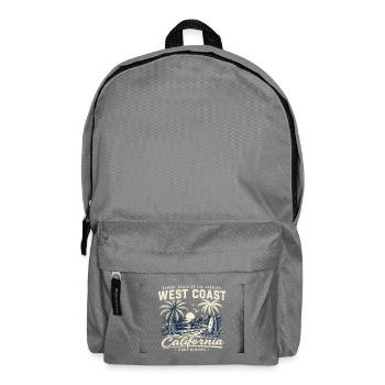 West Coast California Surfstrand - Rucksack - Mittelgrau - Vorne