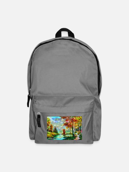 oktoberglanz - Rucksack - Mittelgrau