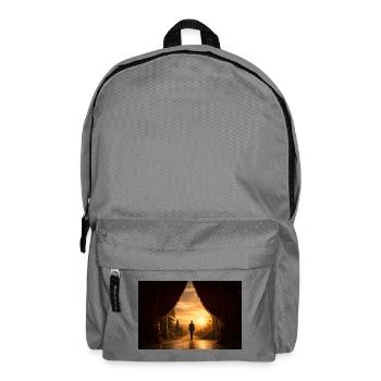 Geh zur Goldenen Morgendämmerung - Rucksack - Mittelgrau - Vorne