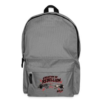 Entstehung des Aufstands - Rucksack - Mittelgrau - Vorne