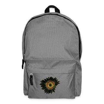 Leuchtende Sonnenblume Icon - Rucksack - Mittelgrau - Vorne
