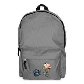 Psychische Gesundheit – vom Chaos zur Wiedergeburt - Rucksack - Mittelgrau - Vorne